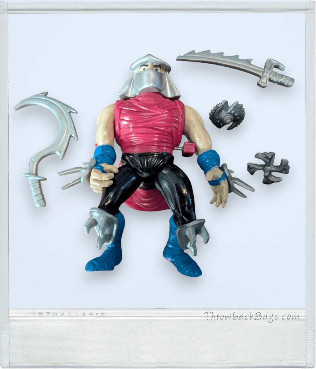 1990 - TMNT Action Figure - Slice 'N' Dice Shredder (Incomplete) - Action Figures & Collectibles - ThrowbackBuys - Slaqr Retro Gaming & Collectibles