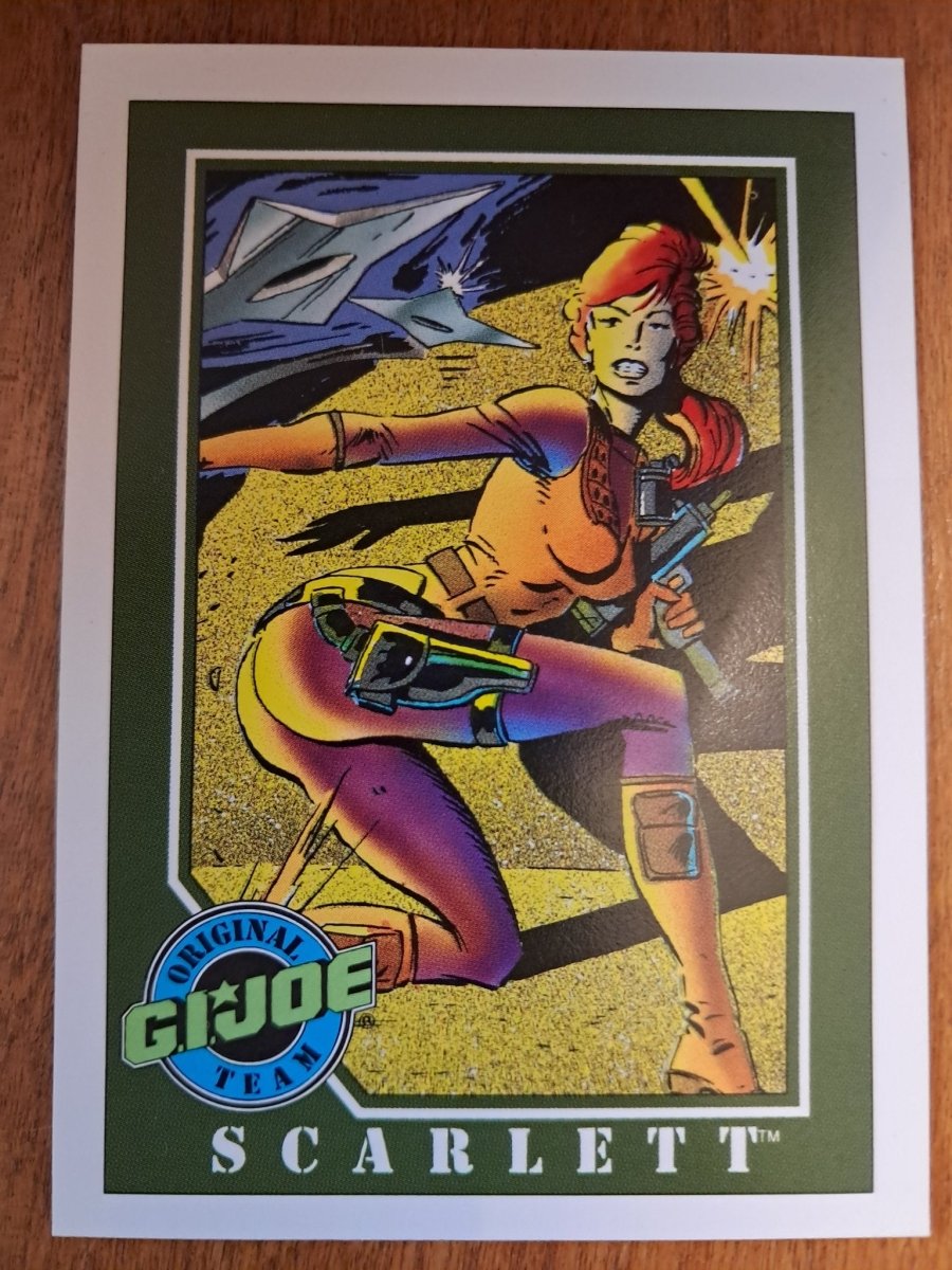 1991 Scarlett G.I. Joe A Real American Hero Trading Card Impel - Trading Cards - ThrowbackBuys - Retrotoyz&gamez87