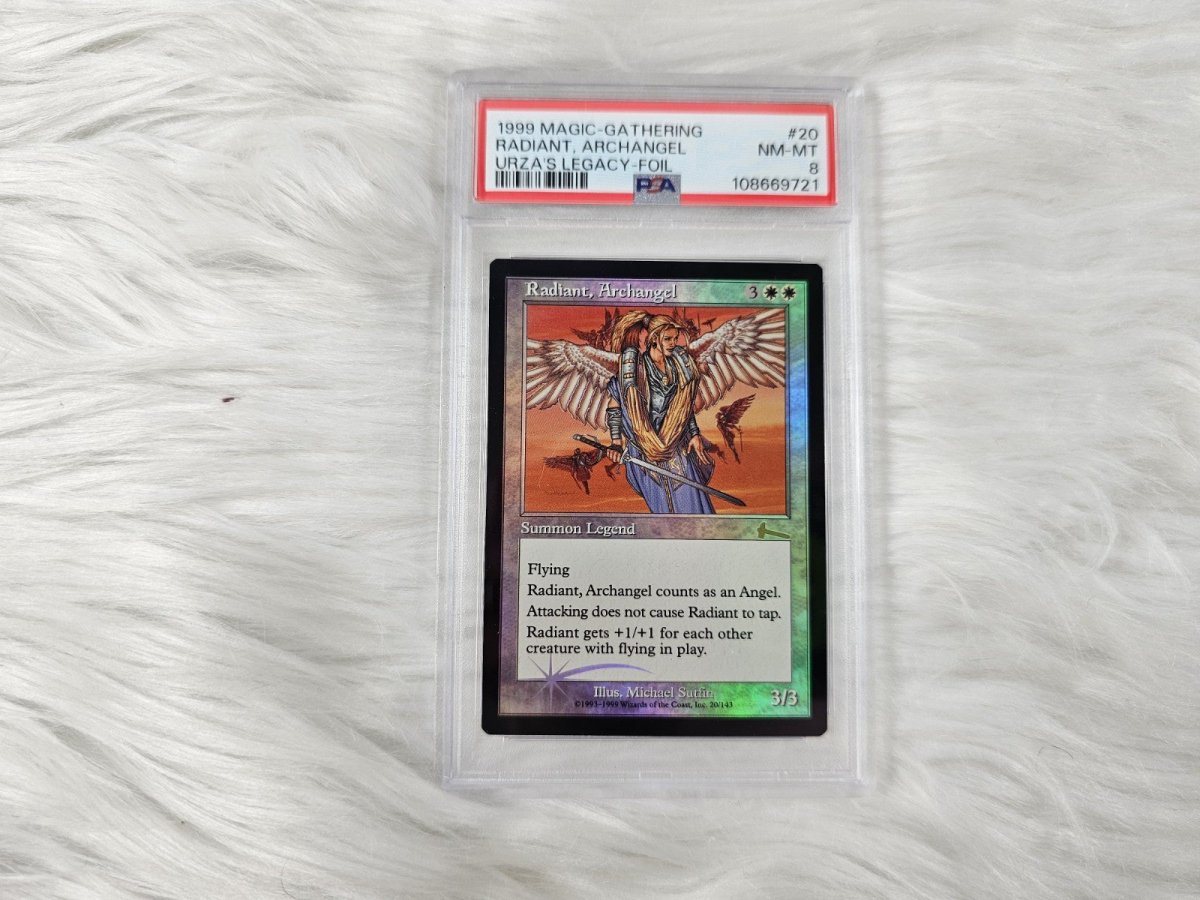 1999 - Magic The Gathering: Urza's Legacy - Radiant Archangel FOIL - PSA 8 - Trading Cards - ThrowbackBuys - The Thrifty Gypsyy Shop