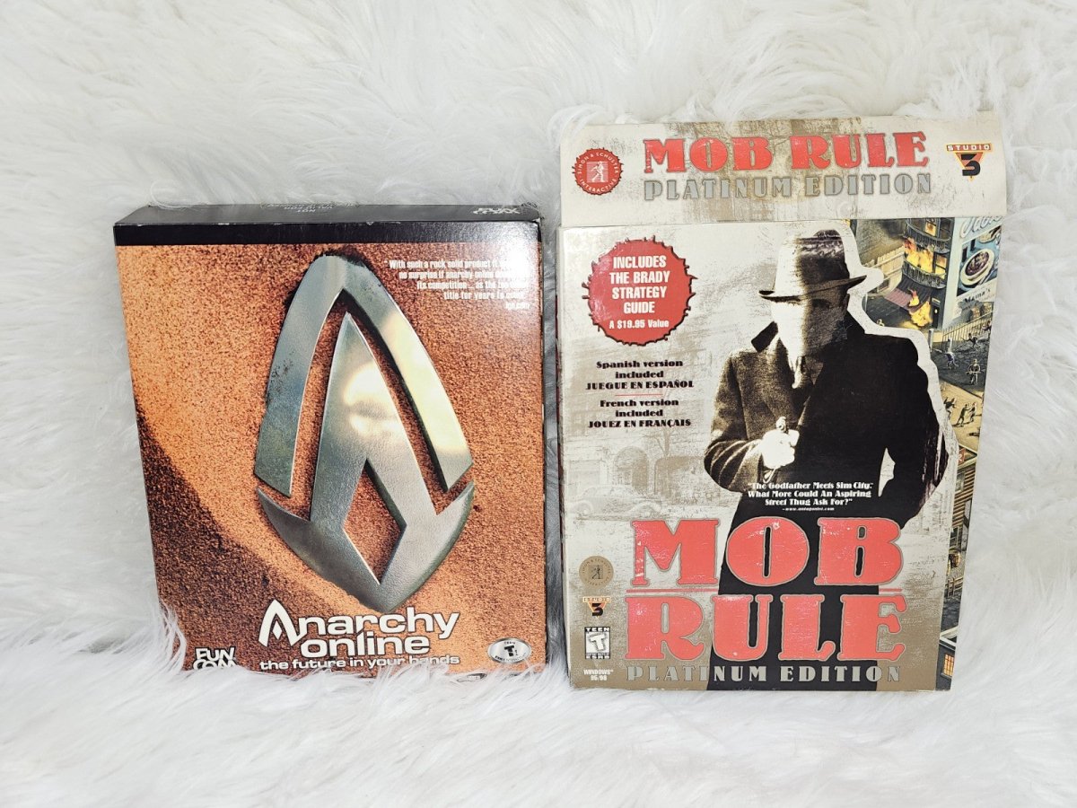 1999/2001 - PC Games: Anarchy Big Box 2001 COMPLETE + Mob Rule 1999 - Video Games - ThrowbackBuys - The Thrifty Gypsyy Shop