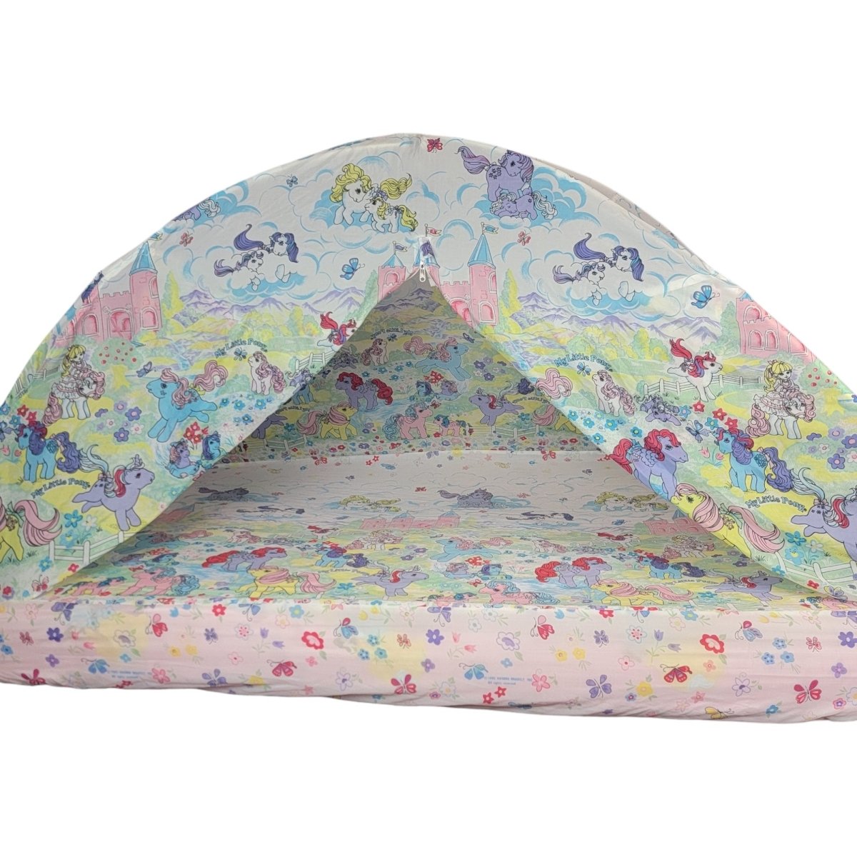 My Little Pony Hide N Sleep Play Tent for the Bed Twin Size - Hasbro 1985 READ** - Collectible Toys - ThrowbackBuys - A N E 1 Stop Shop