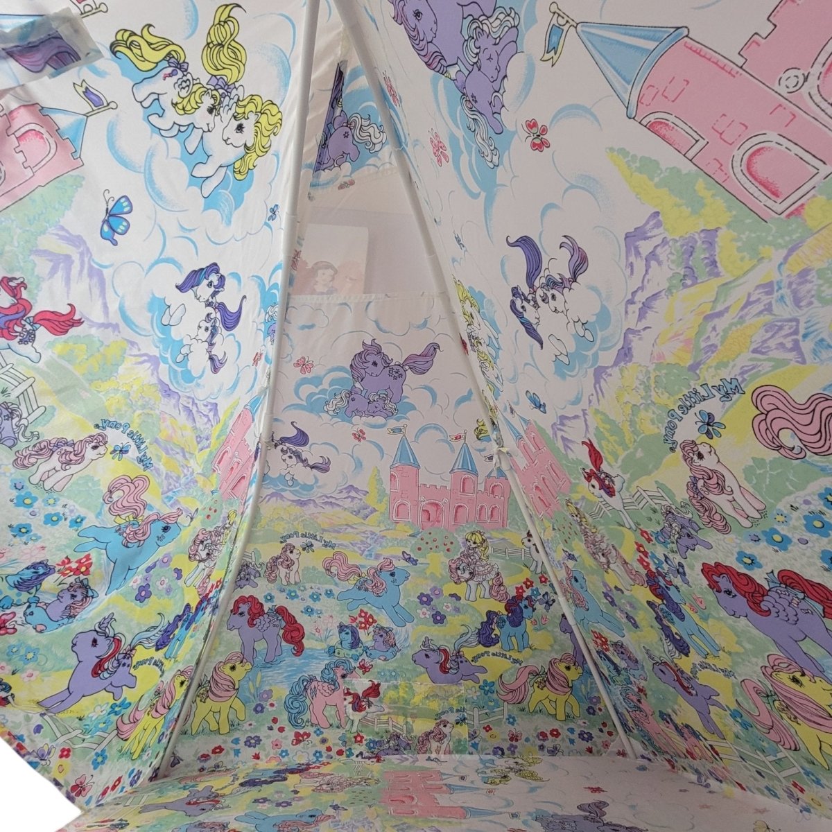 My Little Pony Hide N Sleep Play Tent for the Bed Twin Size - Hasbro 1985 READ** - Collectible Toys - ThrowbackBuys - A N E 1 Stop Shop