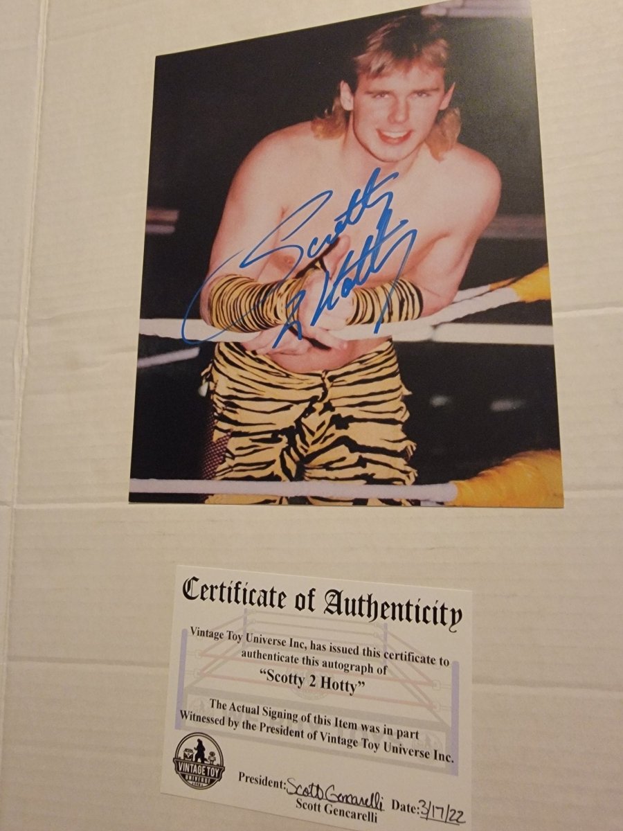 Scotty 2 Hotty Yellow Pants Autographed Photo with COA - Paper Goods - ThrowbackBuys - Amanda's Awesome Finds