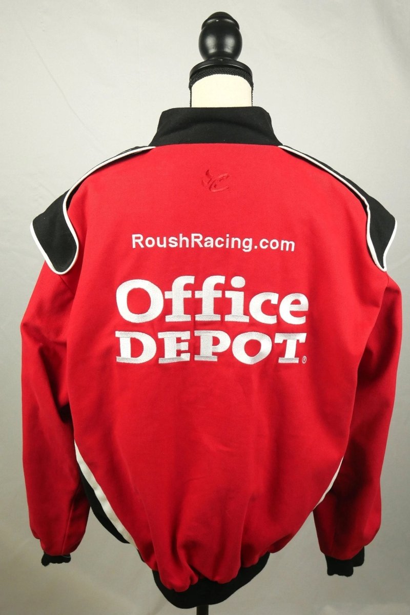 Y2K Office Depot Racing Jacket - Jackets - ThrowbackBuys - Shiznit