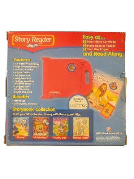 Story Reader w/ Lion King Book and original packaging - Tested/Working - (2003)