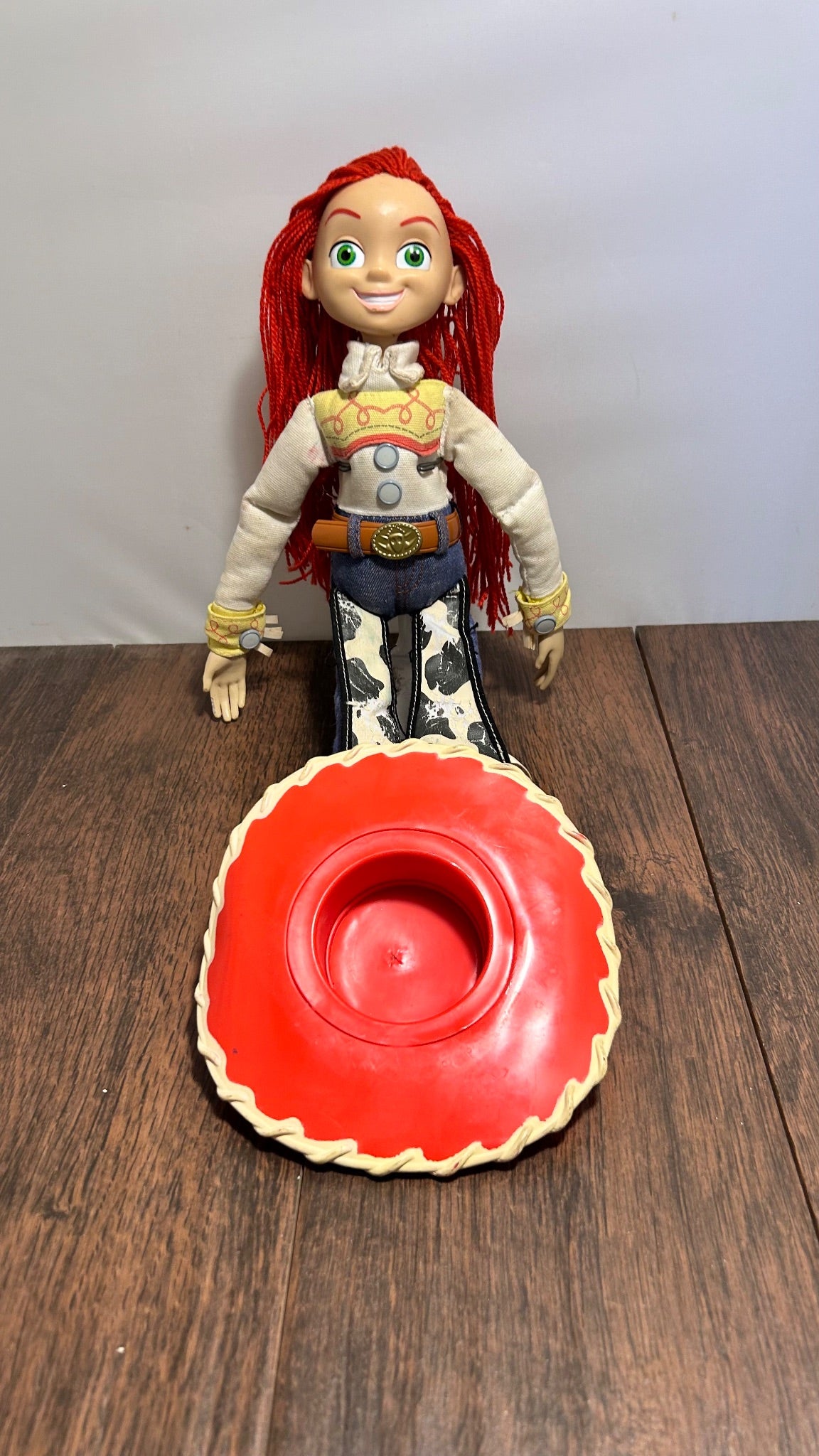 Toy Story Jessie 14 Inch Doll Pull String Talks & Tested With Hat Vintage