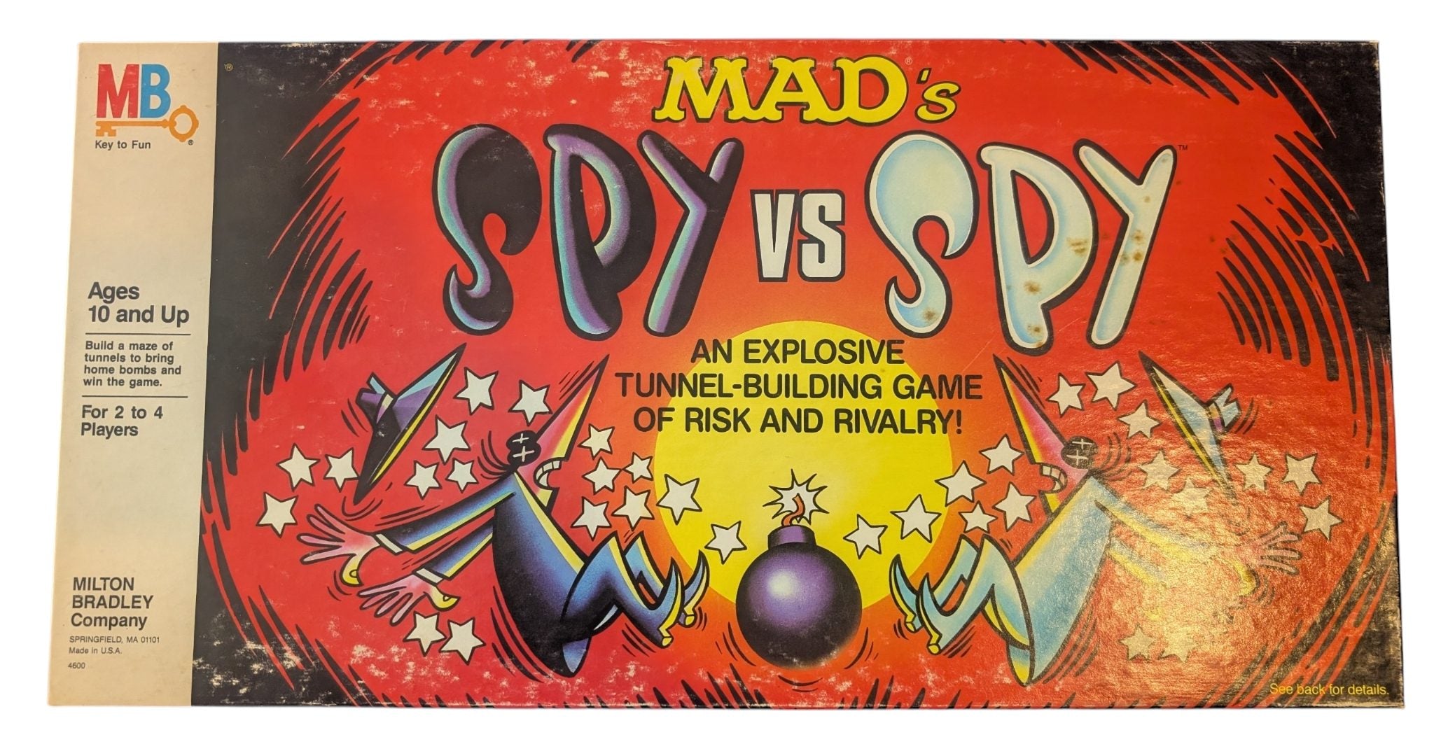 Vintage MAD's Spy vs Spy Boardgame 100% CIB Box - (1986 )