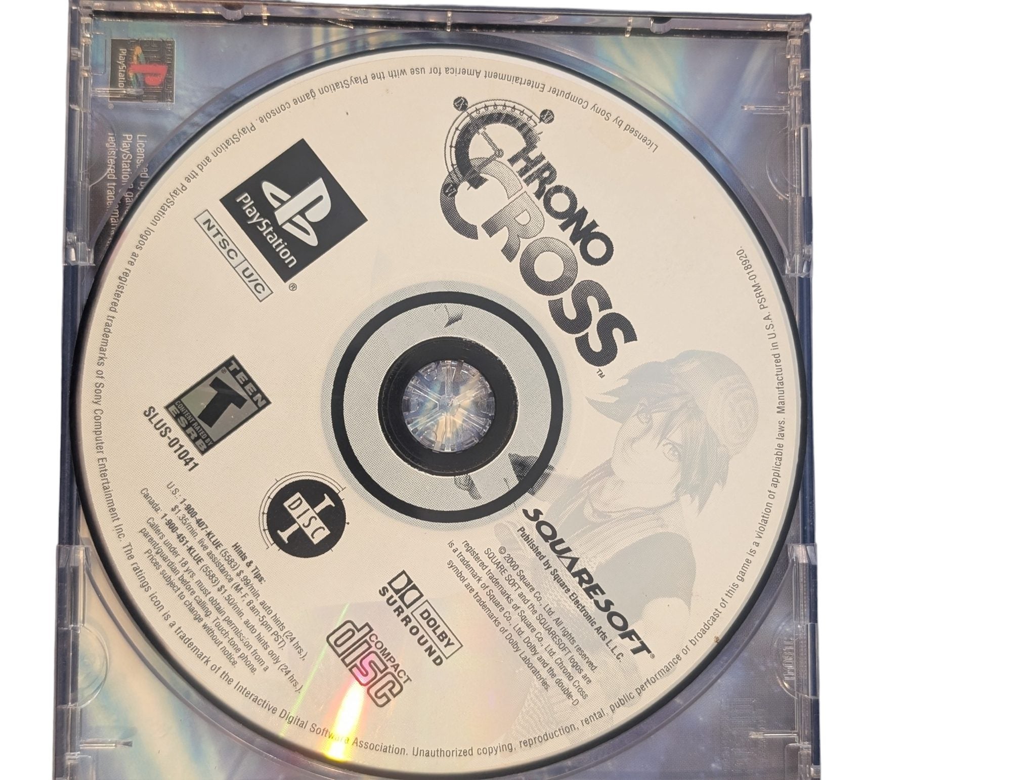 Chrono Cross - Playstation 1 (PS1) - 1999 - Tested/Works