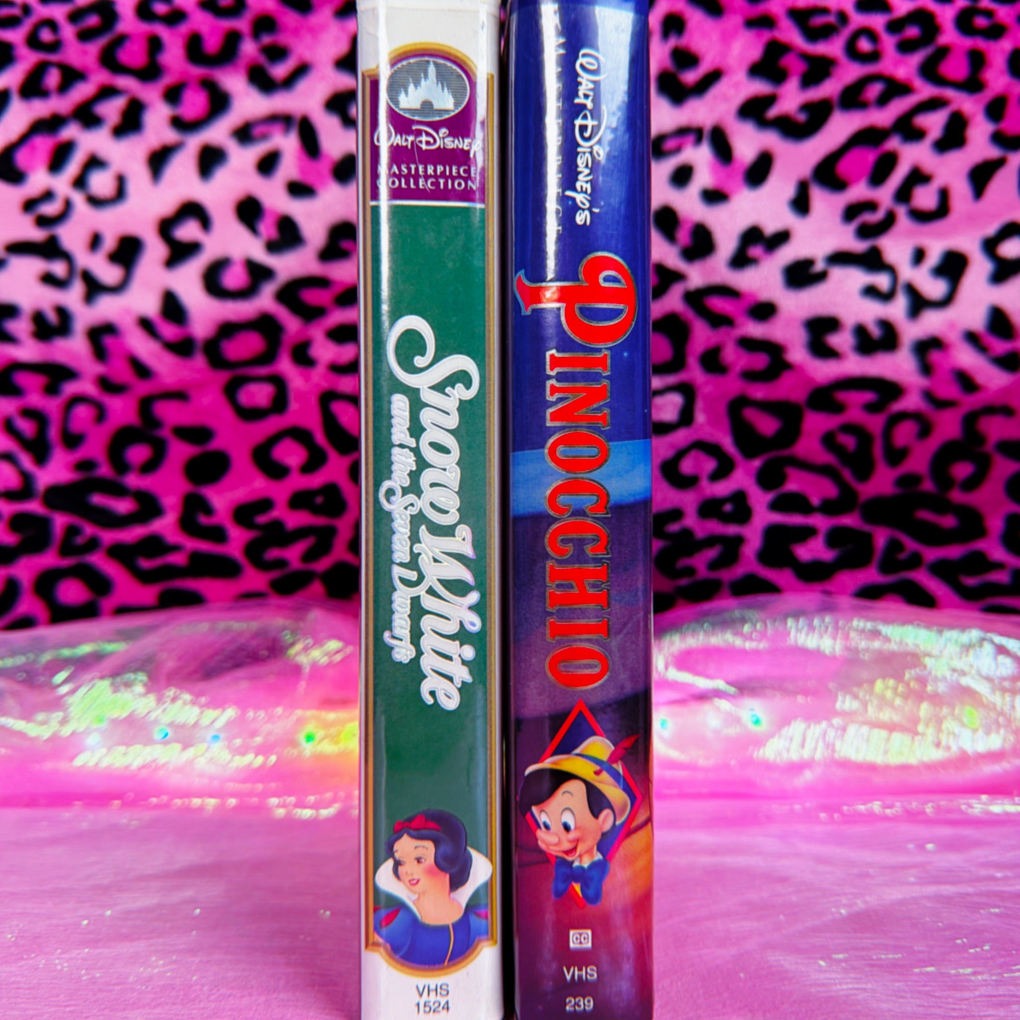 Vintage 90s Disney VHS Bundle: Snow White & Pinocchio