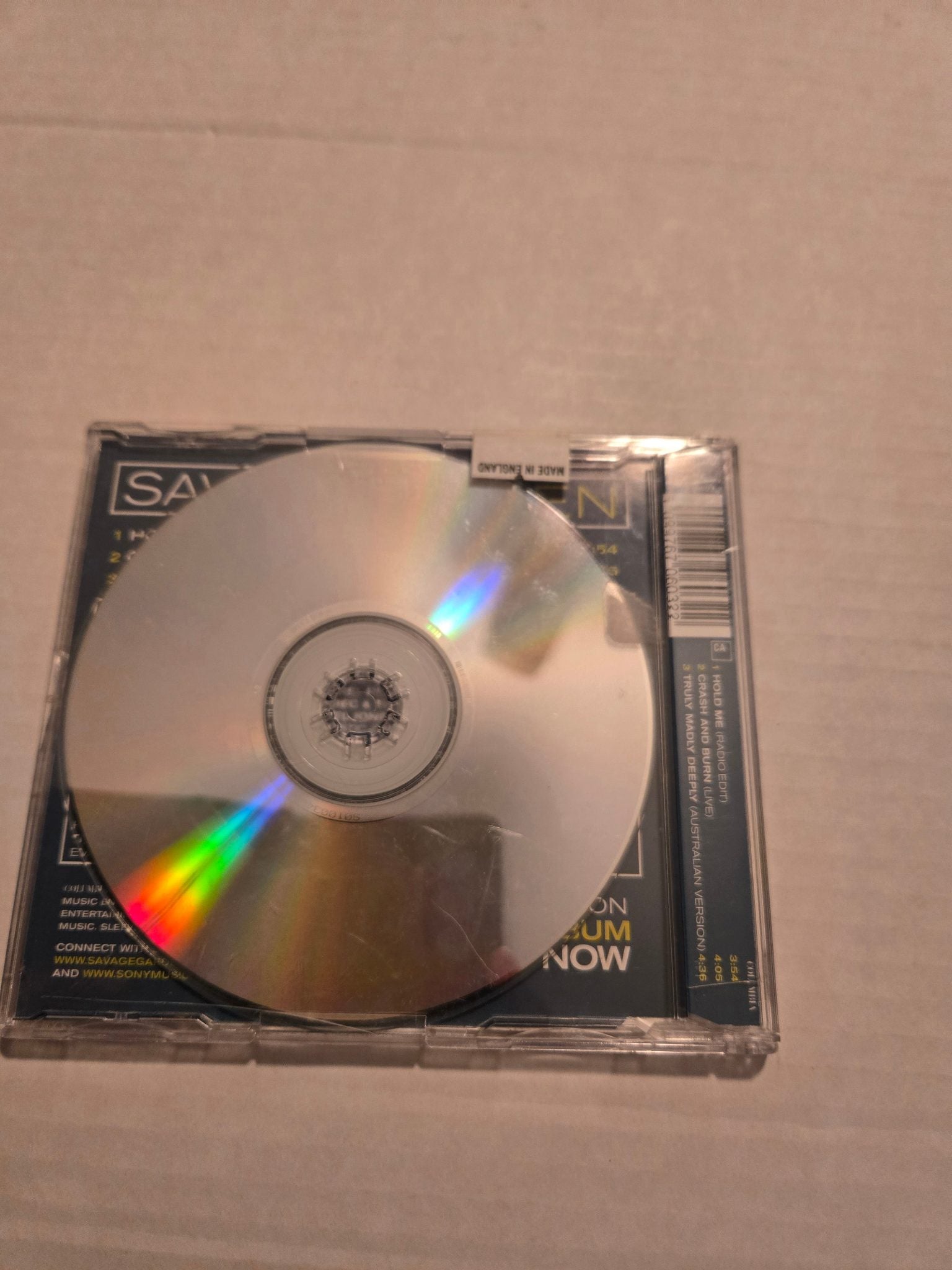 Savage Garden Hold Me CD