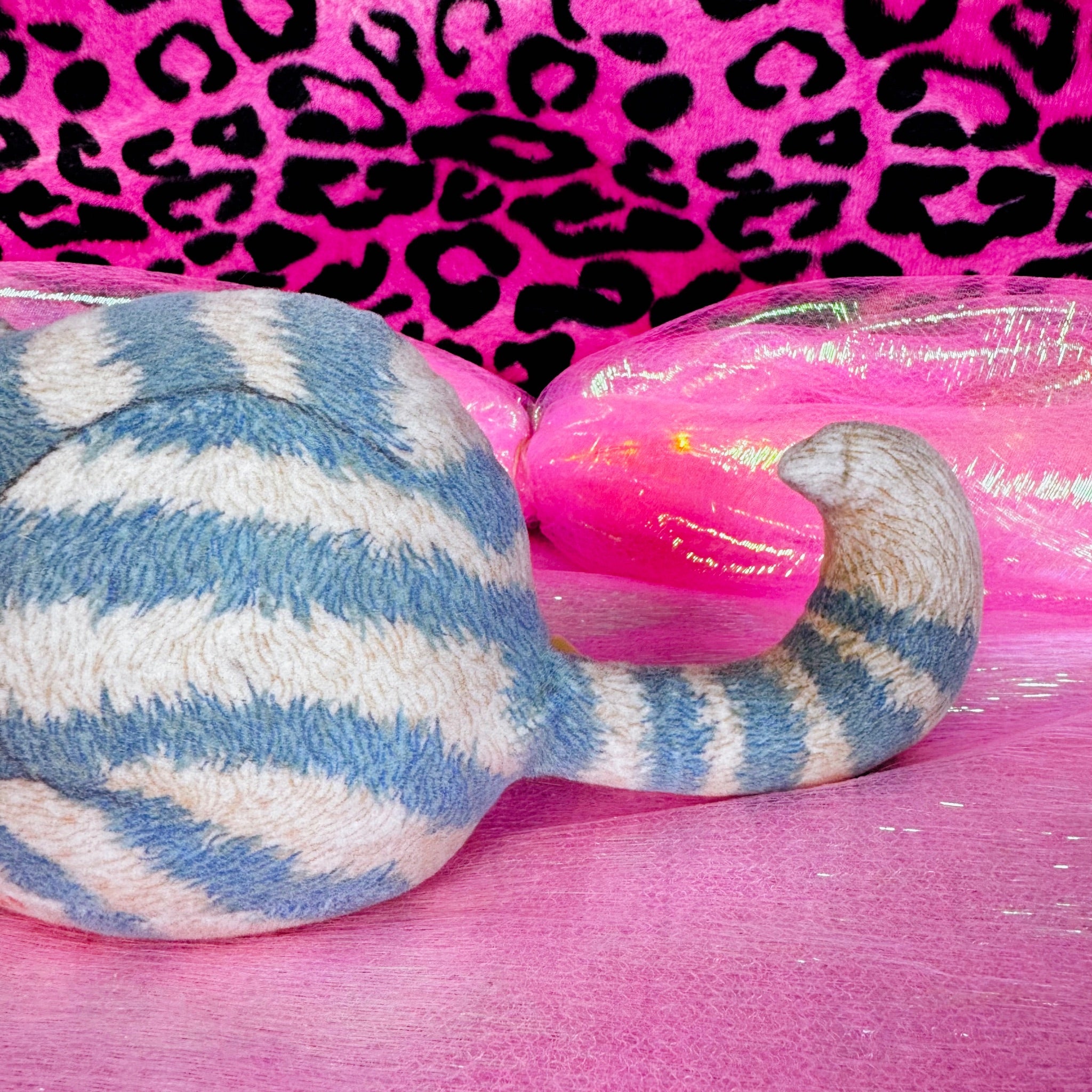 Vintage 1988 Cheshire Cat Plush Doll - Alice in Wonderland