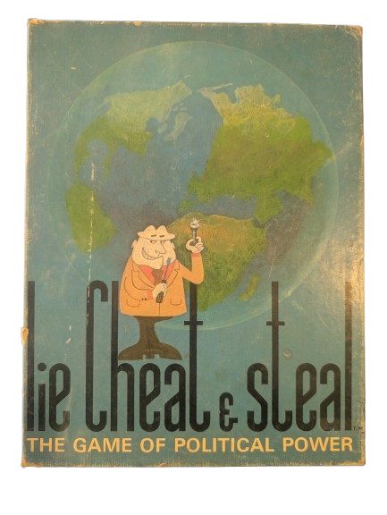 Lie, Cheat & Steal Vintage Board Game - Complete - (1971)