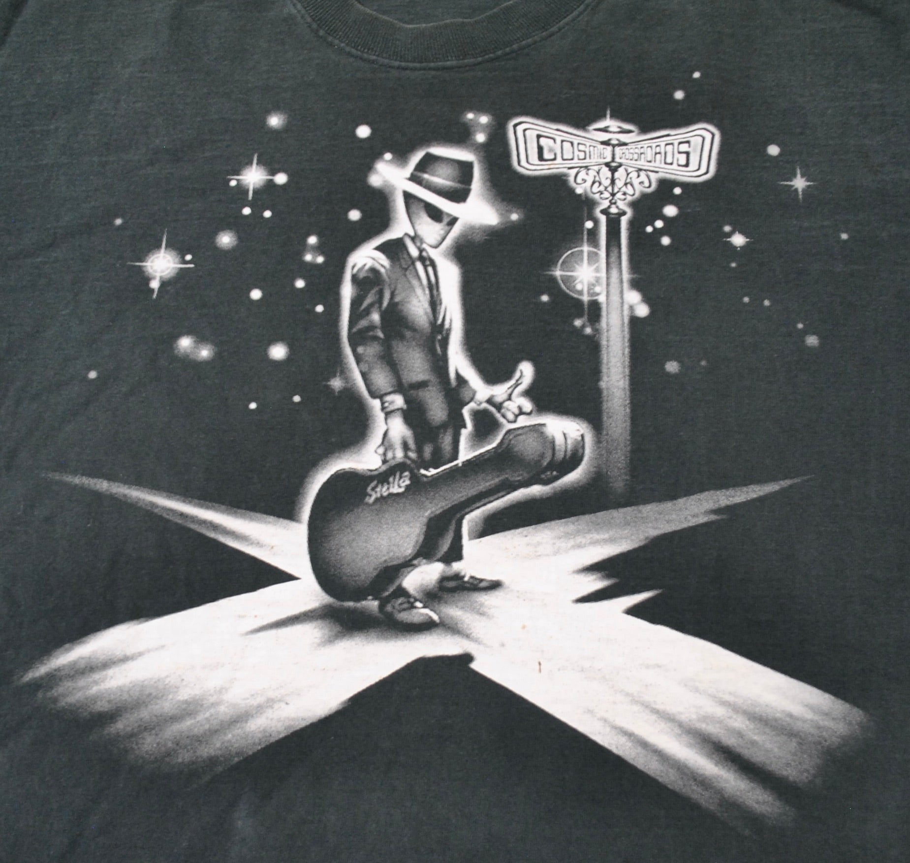 1997 - Liquid Blue: Alien Cosmic Crossroads Band Shirt - Unisex XL