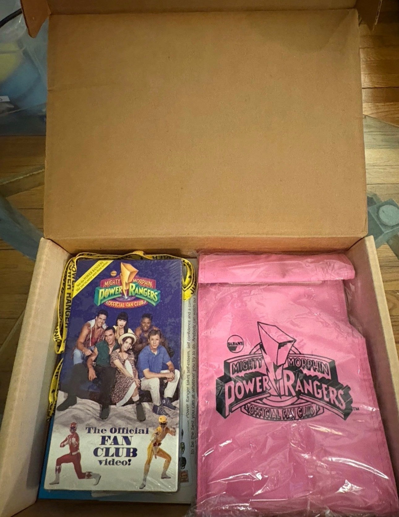 1994 Mighty Morphin Power Rangers Official Fan Club Kit with Sealed VHS