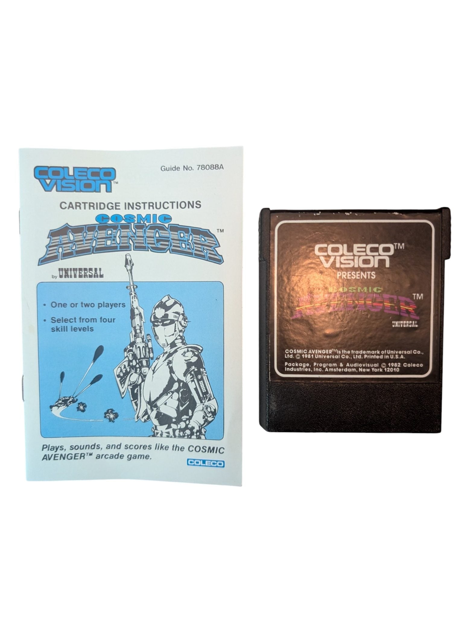 Cosmic Avenger & Manual - Colecovision - (1982)