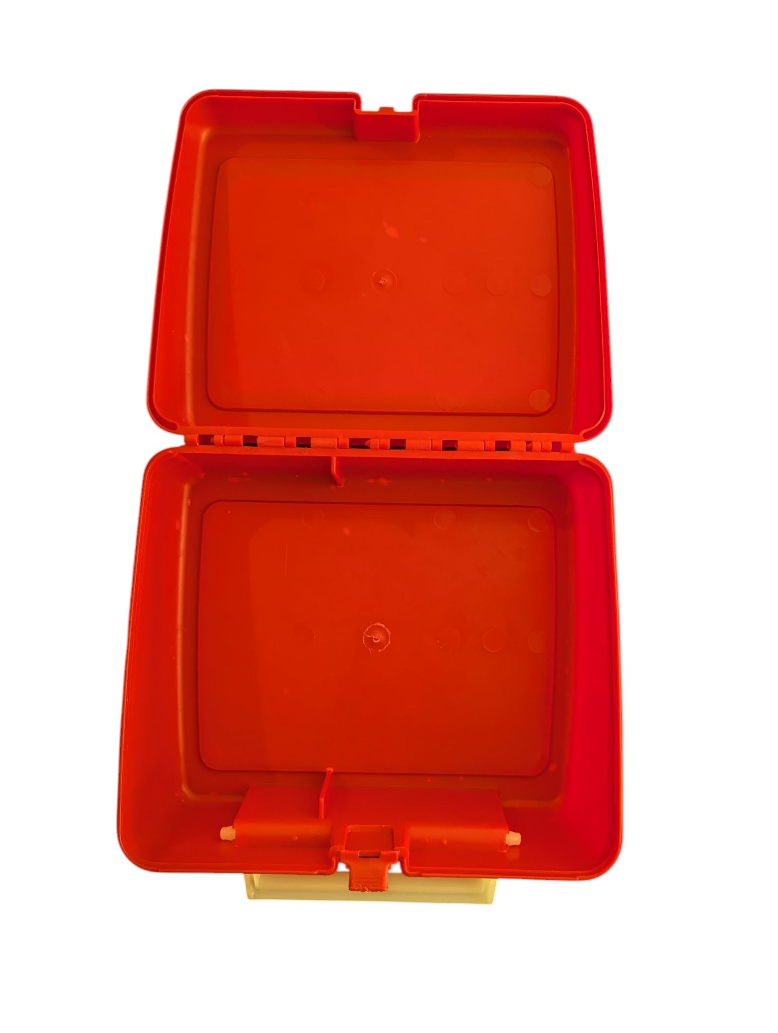 Thermos Brand Red Garfield And Odie Plastic Lunchbox - (1978)