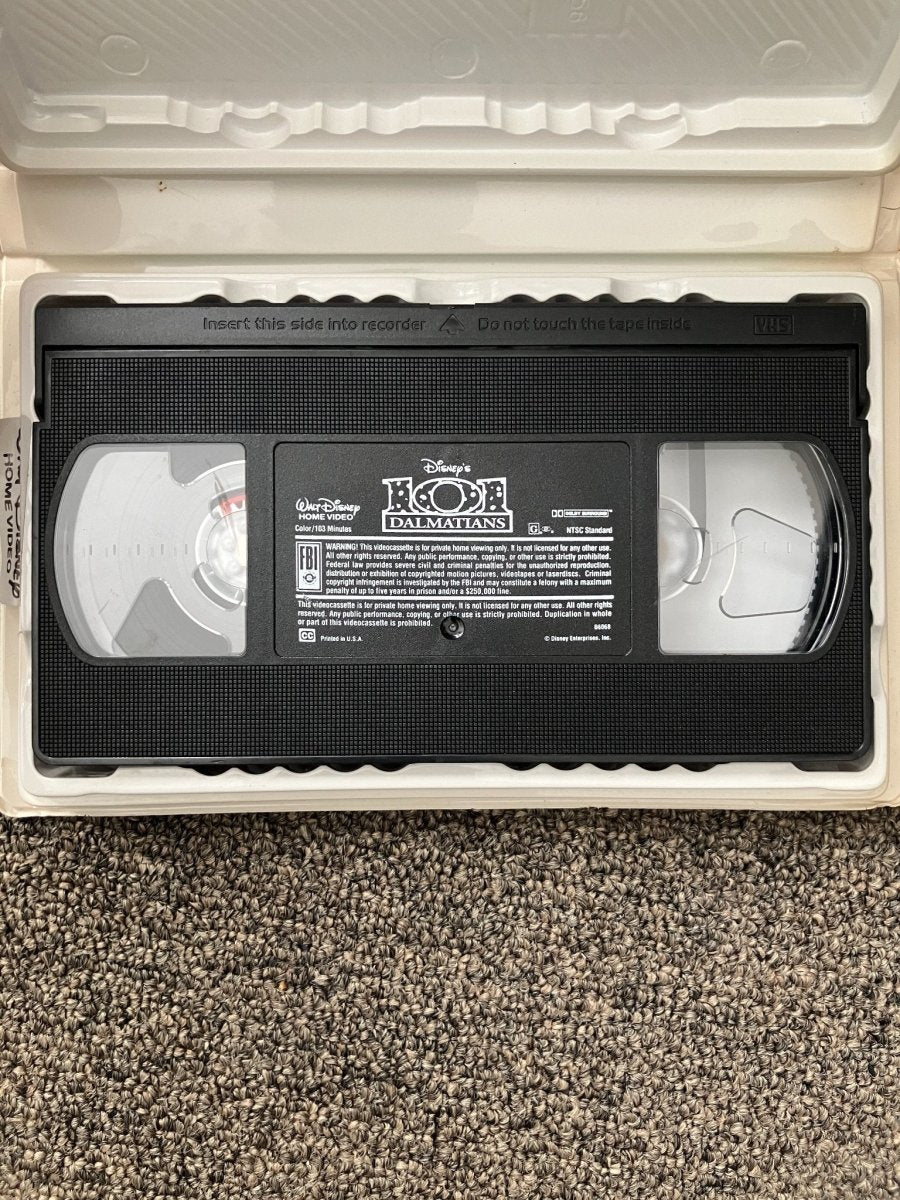 101 Dalmatians (1996) VHS Tape - VHS - ThrowbackBuys - The Rickstalgia Shop