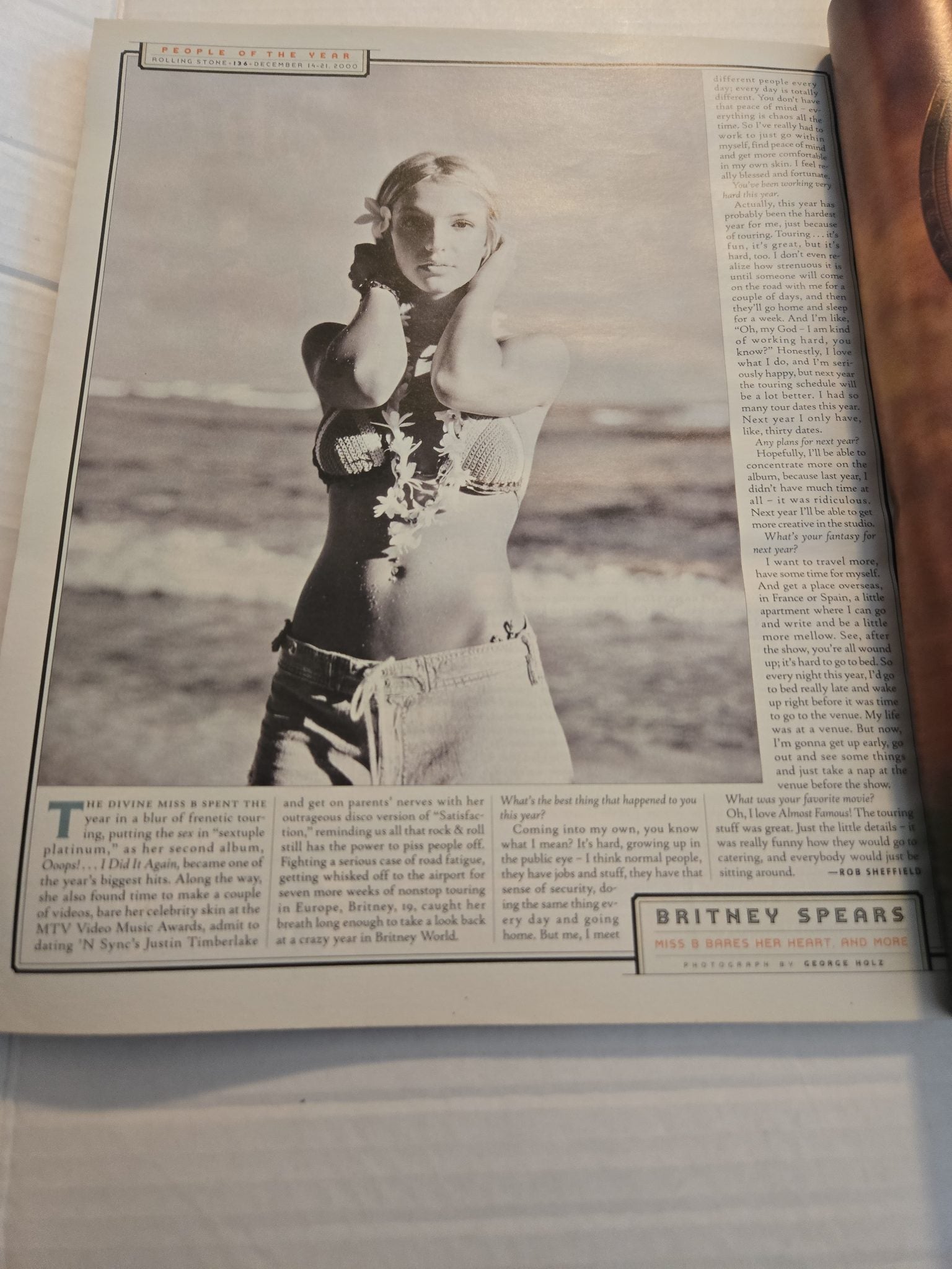 Vintage 2000 Rolling Stone Magazine Backstreet Boys