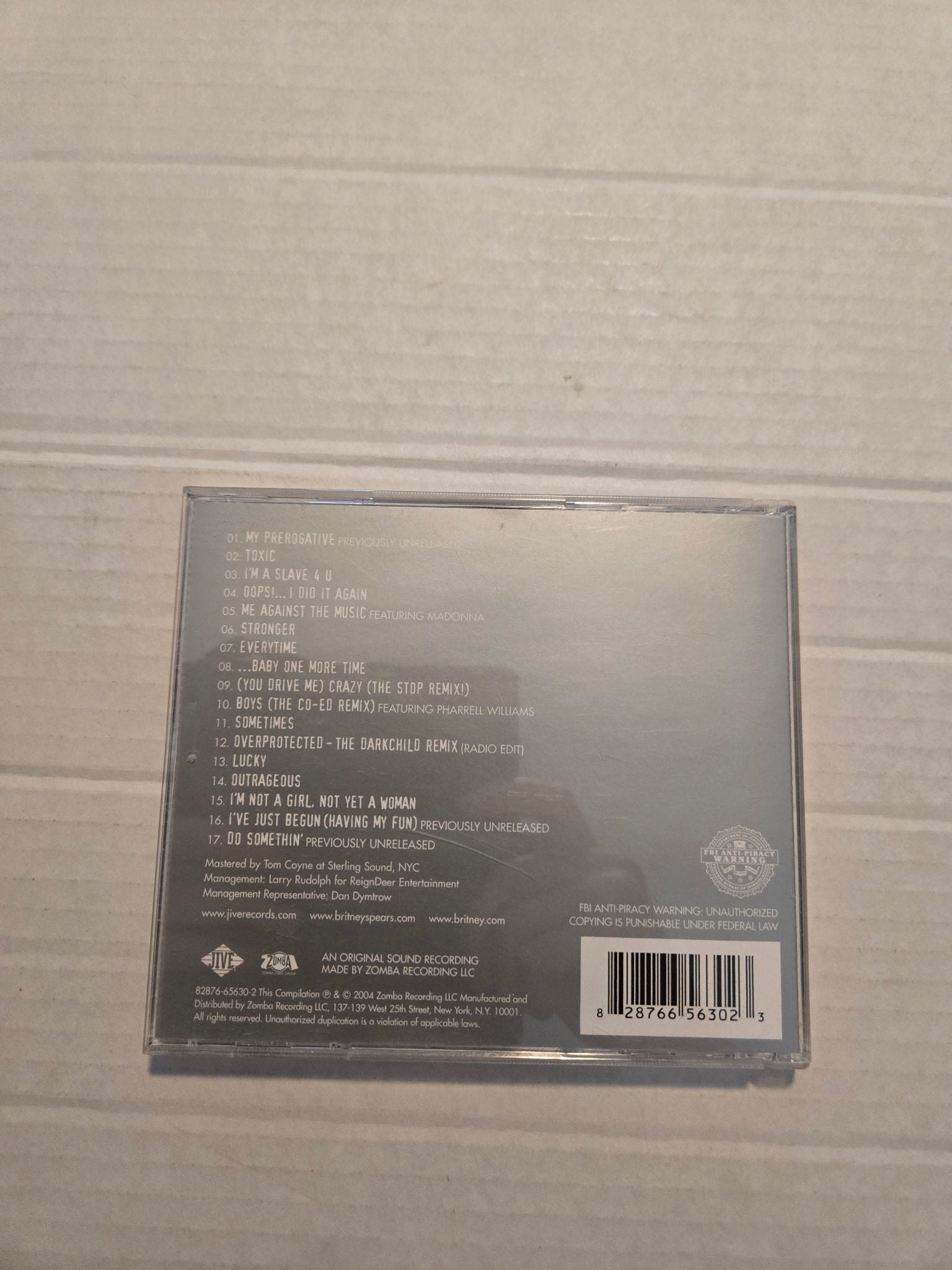 Britney Spears Greatest Hits: My Prerogative CD