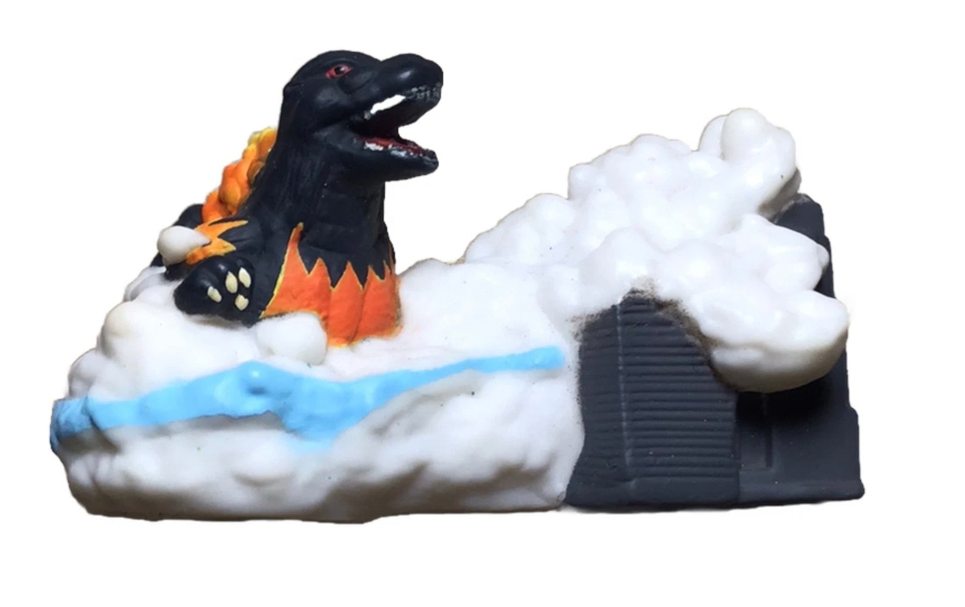 Toho Huckleberry Yubi Godzilla Rubber Finger Puppet Figure