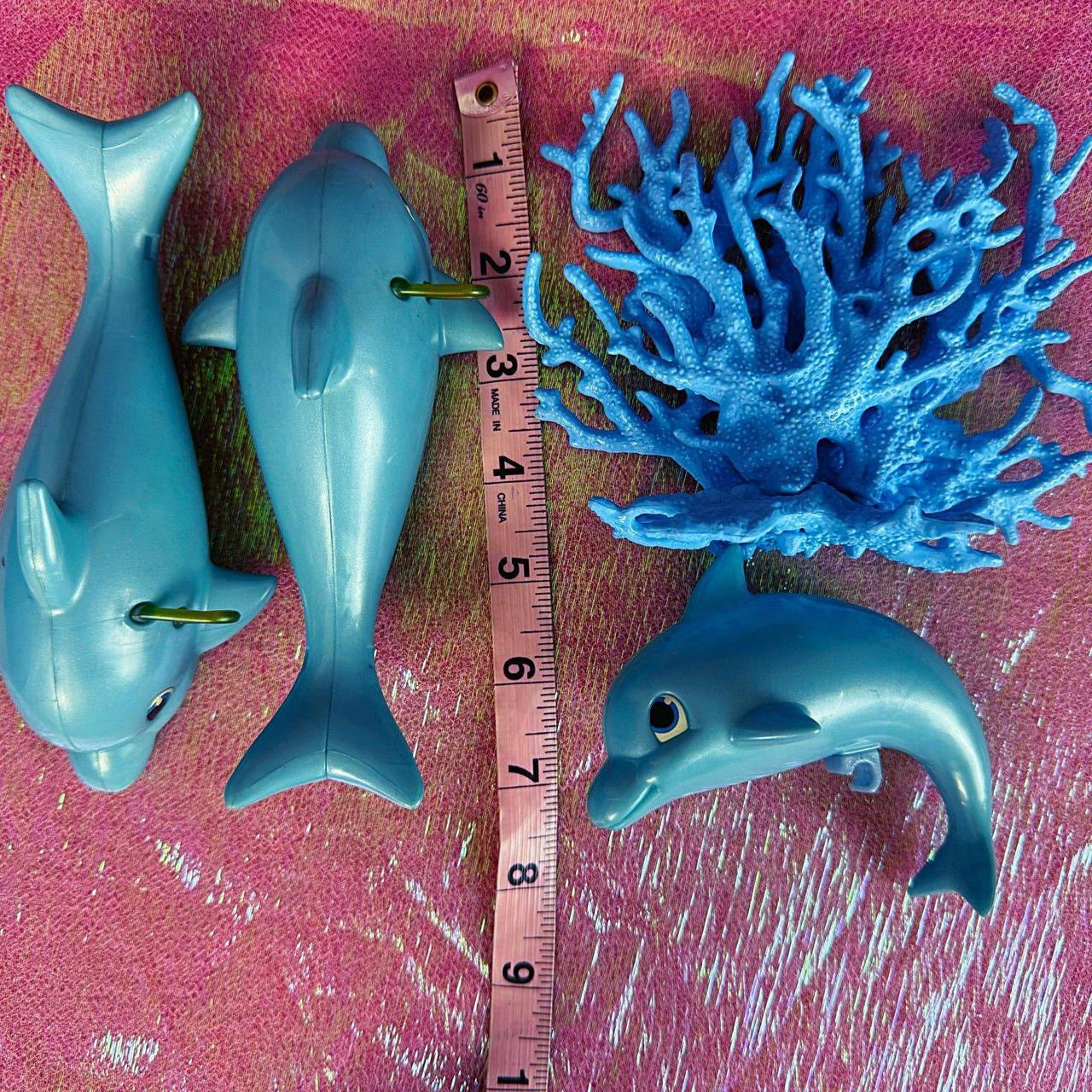 Vintage 90s Dolphin Toy Lot - Mattel Disney Figurines