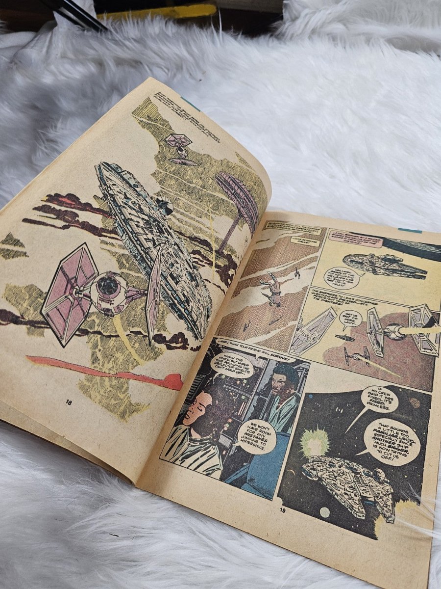 1980 - STAR WARS 44 Newsstand Marvel Comics the Empire Strikes Back Finale - Comics - ThrowbackBuys - The Thrifty Gypsyy Shop