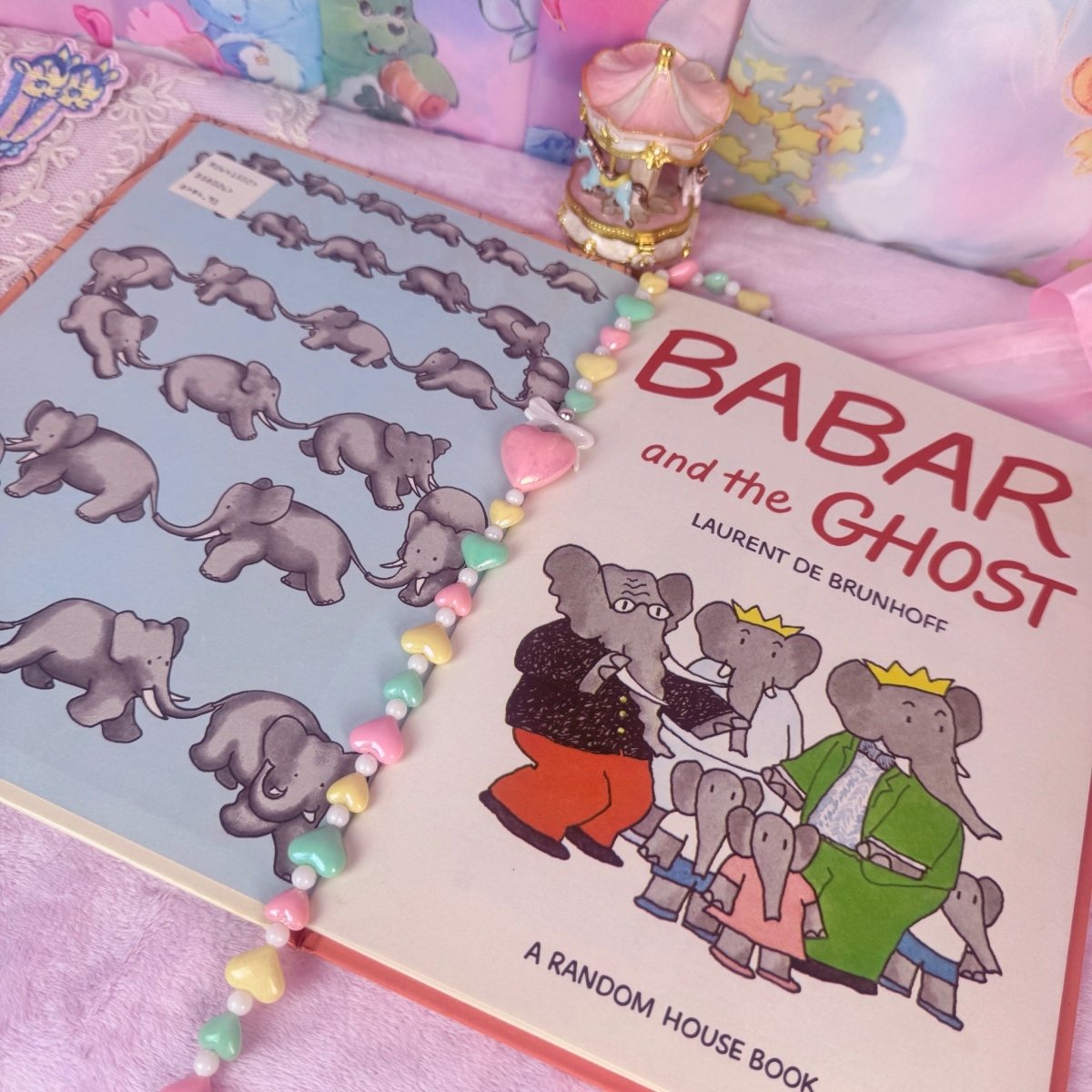 1980s Babar and the Ghost Hardcover Book - Books - ThrowbackBuys - Starbunnyvintage