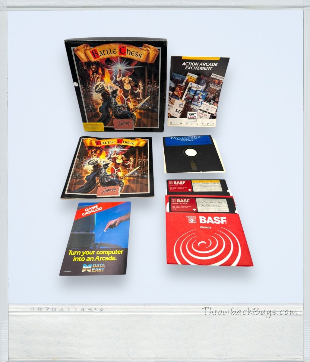 1980s – Commodore 64 Computer Bundle w/ Mouse, Battle Chess Game - Home Game Consoles - ThrowbackBuys - ThrowbackBuys