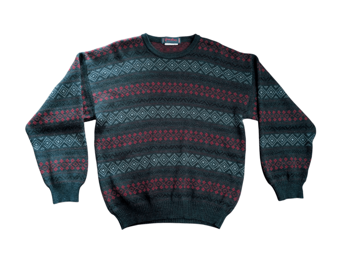 1980s Glenallan Knit Sweater - Sweaters - ThrowbackBuys - Shiznit