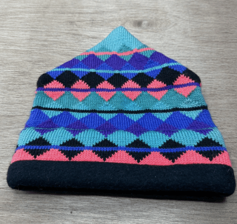 1980s - Handmade Top Notch Knits Wool Retro Beanie Hat - Hats - ThrowbackBuys - Northwesttraders