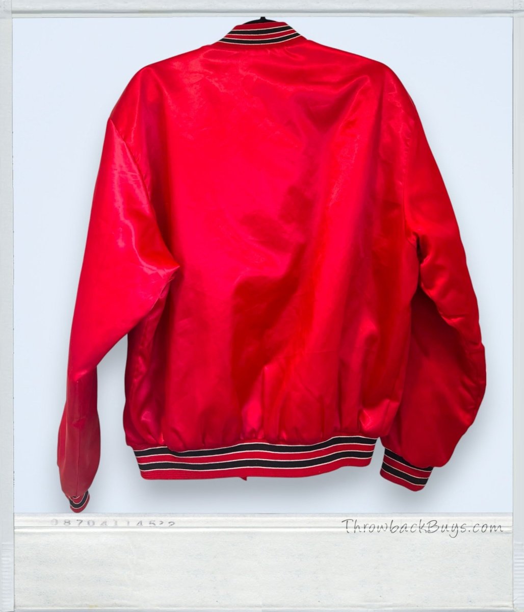 1980s - SWINGSTER: Chicago Bulls Satin Bomber Jacket, Men's Size L - RARE - Jackets - ThrowbackBuys - SuperRetroPod
