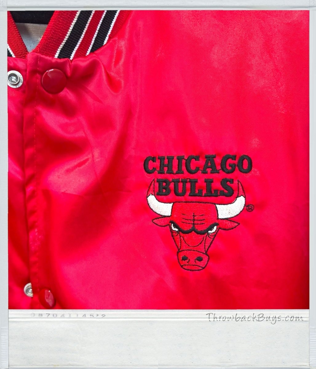 1980s - SWINGSTER: Chicago Bulls Satin Bomber Jacket, Men's Size L - RARE - Jackets - ThrowbackBuys - SuperRetroPod