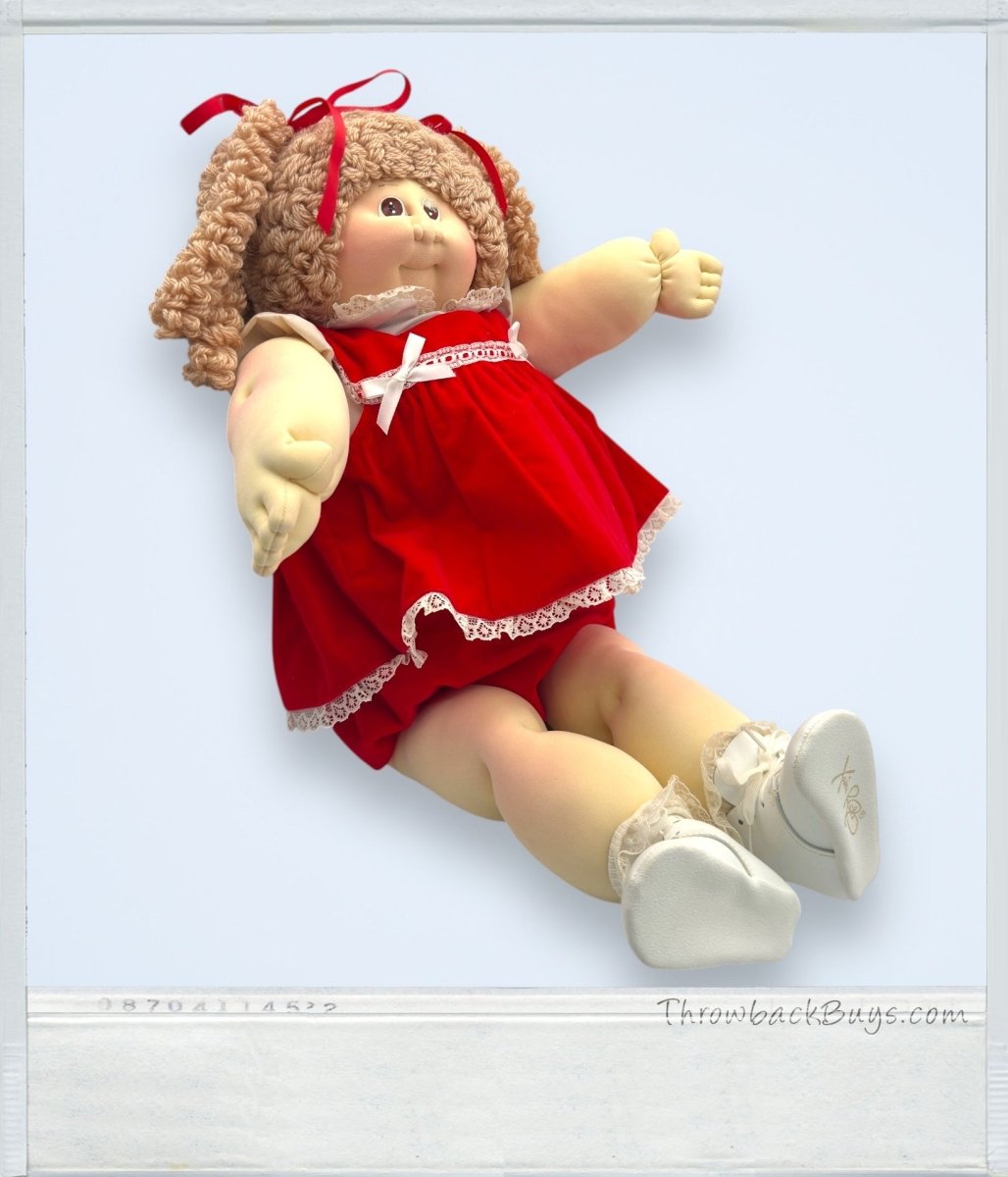 1983 - Cabbage Patch Kids: The Little People Xavier Roberts Doll w/ Red Outfit - Dolls - ThrowbackBuys - ThrowbackBuys