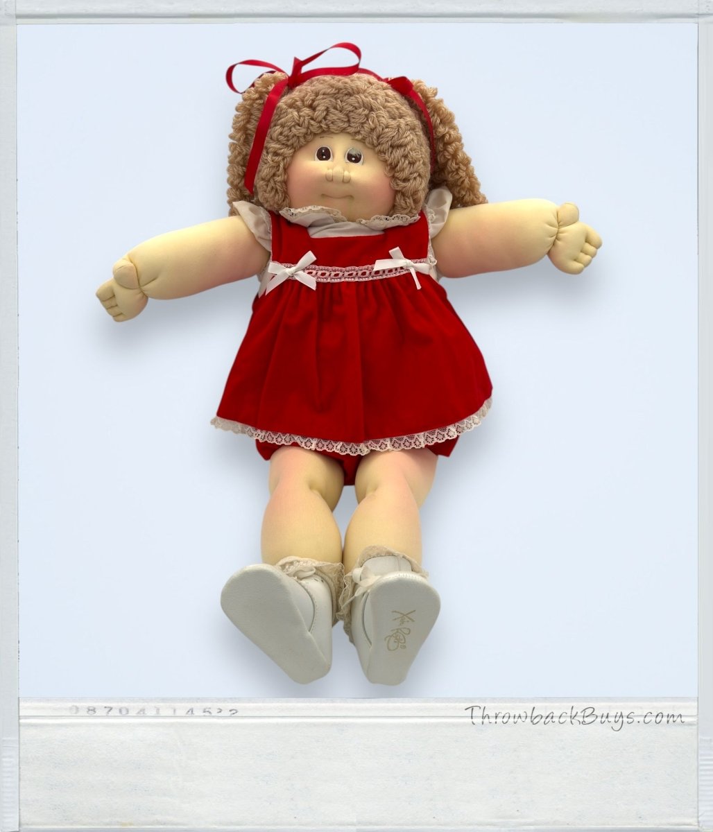 1983 - Cabbage Patch Kids: The Little People Xavier Roberts Doll w/ Red Outfit - Dolls - ThrowbackBuys - ThrowbackBuys