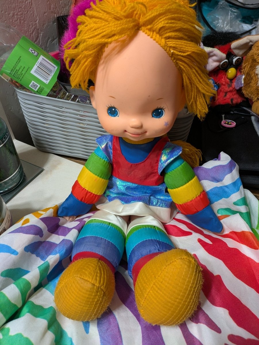 1983 Rainbow Brite Vinyl Cloth Doll Hallmark Mattel - Dolls - ThrowbackBuys - Furby Queen