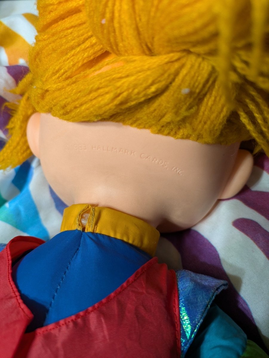 1983 Rainbow Brite Vinyl Cloth Doll Hallmark Mattel - Dolls - ThrowbackBuys - Furby Queen
