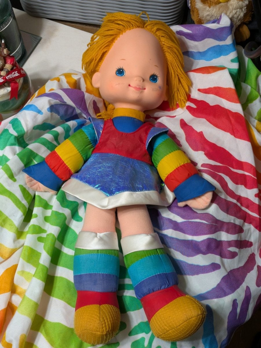 1983 Rainbow Brite Vinyl Cloth Doll Hallmark Mattel - Dolls - ThrowbackBuys - Furby Queen