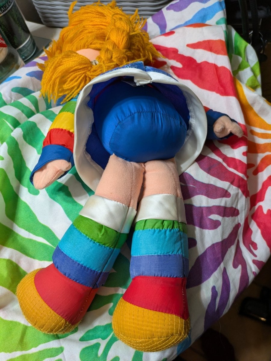 1983 Rainbow Brite Vinyl Cloth Doll Hallmark Mattel - Dolls - ThrowbackBuys - Furby Queen