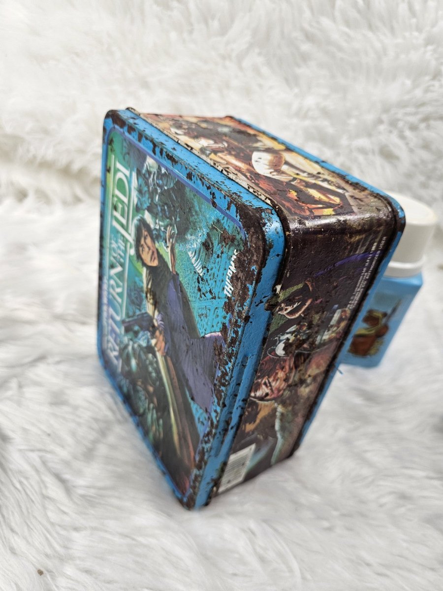 1983 - Star Wars Return of the Jedi Metal Lunchbox With Blue Thermos - Lunchboxes - ThrowbackBuys - The Thrifty Gypsyy Shop