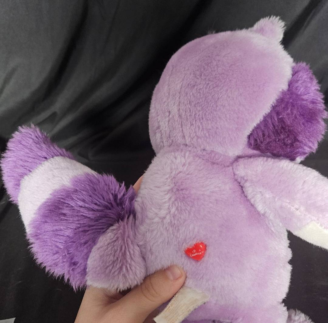 1984 Cousin Kenner Care Bear Bright Heart Raccoon 13" Stuffed Plush - Plushies - ThrowbackBuys - Cloy's Creativity