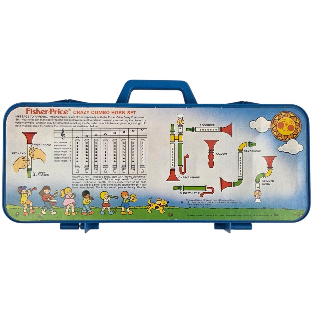 1984 - Fisher Price Crazy Combo Horn Set - Collectible Toys - ThrowbackBuys - A N E 1 Stop Shop