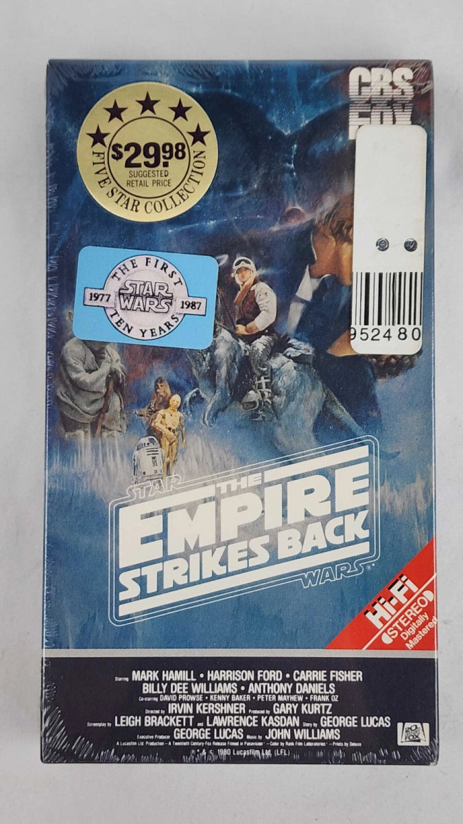 1984 – Star Wars & Empire Strikes Back VHS Set, Five Star Collection - RARE - VHS - ThrowbackBuys - ResellerDoor