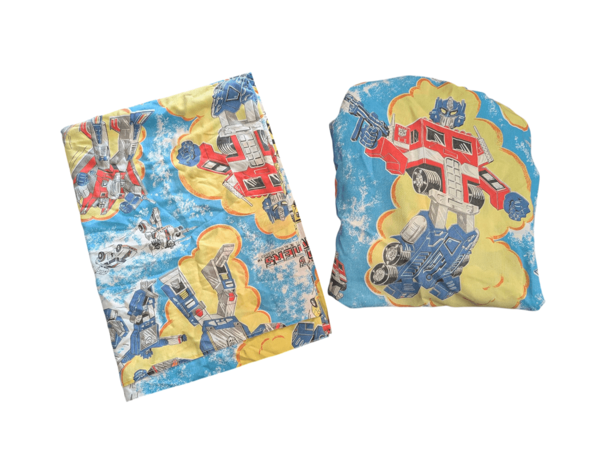 1984 Transformers Bedsheets - Blankets - ThrowbackBuys - Shiznit