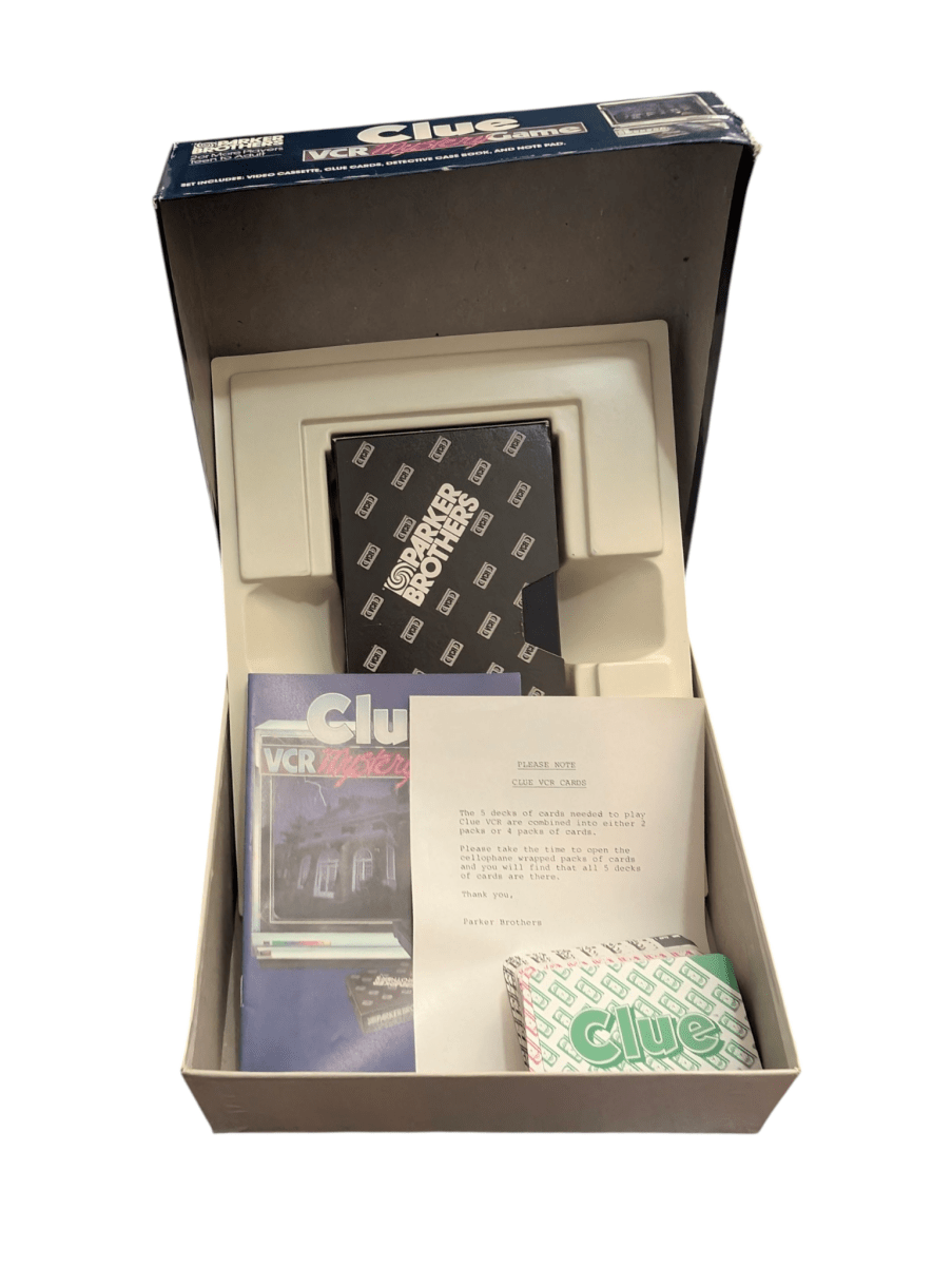 1985 Clue VCR Mystery Game - Board Games - ThrowbackBuys - Shiznit