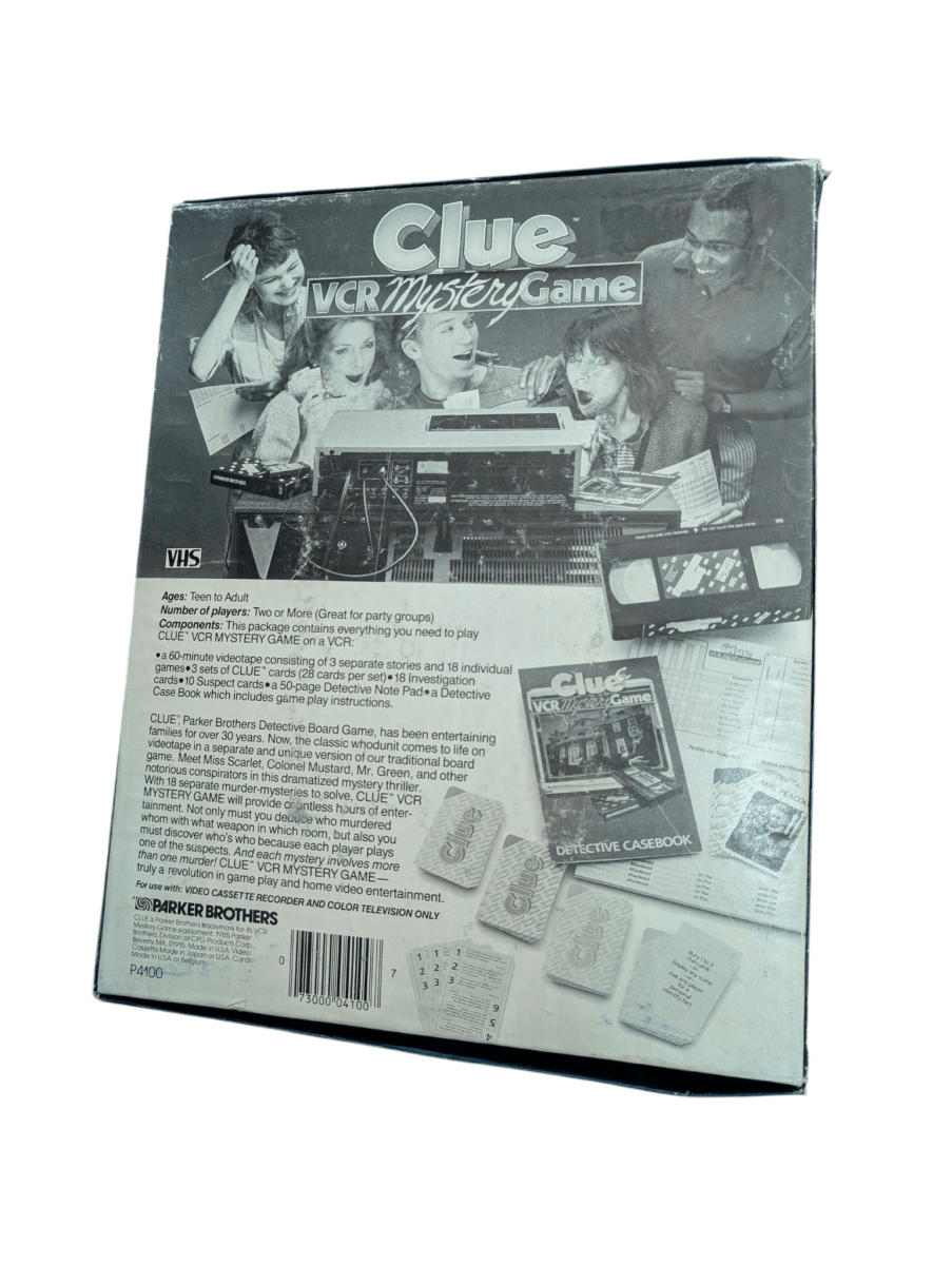 1985 Clue VCR Mystery Game - Board Games - ThrowbackBuys - Shiznit