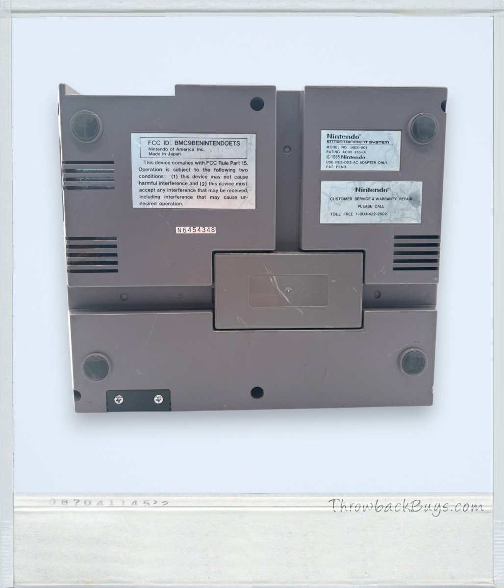 1985 - Original Nintendo NES - Signed by Tuck & Will - Home Game Consoles - ThrowbackBuys - SuperRetroPod