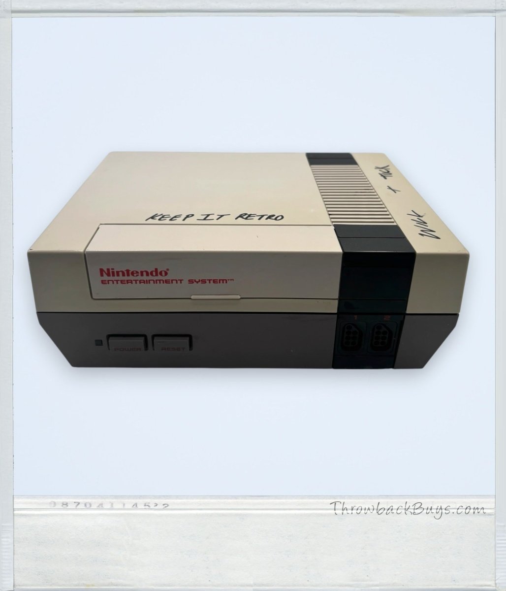 1985 - Original Nintendo NES - Signed by Tuck & Will - Home Game Consoles - ThrowbackBuys - SuperRetroPod