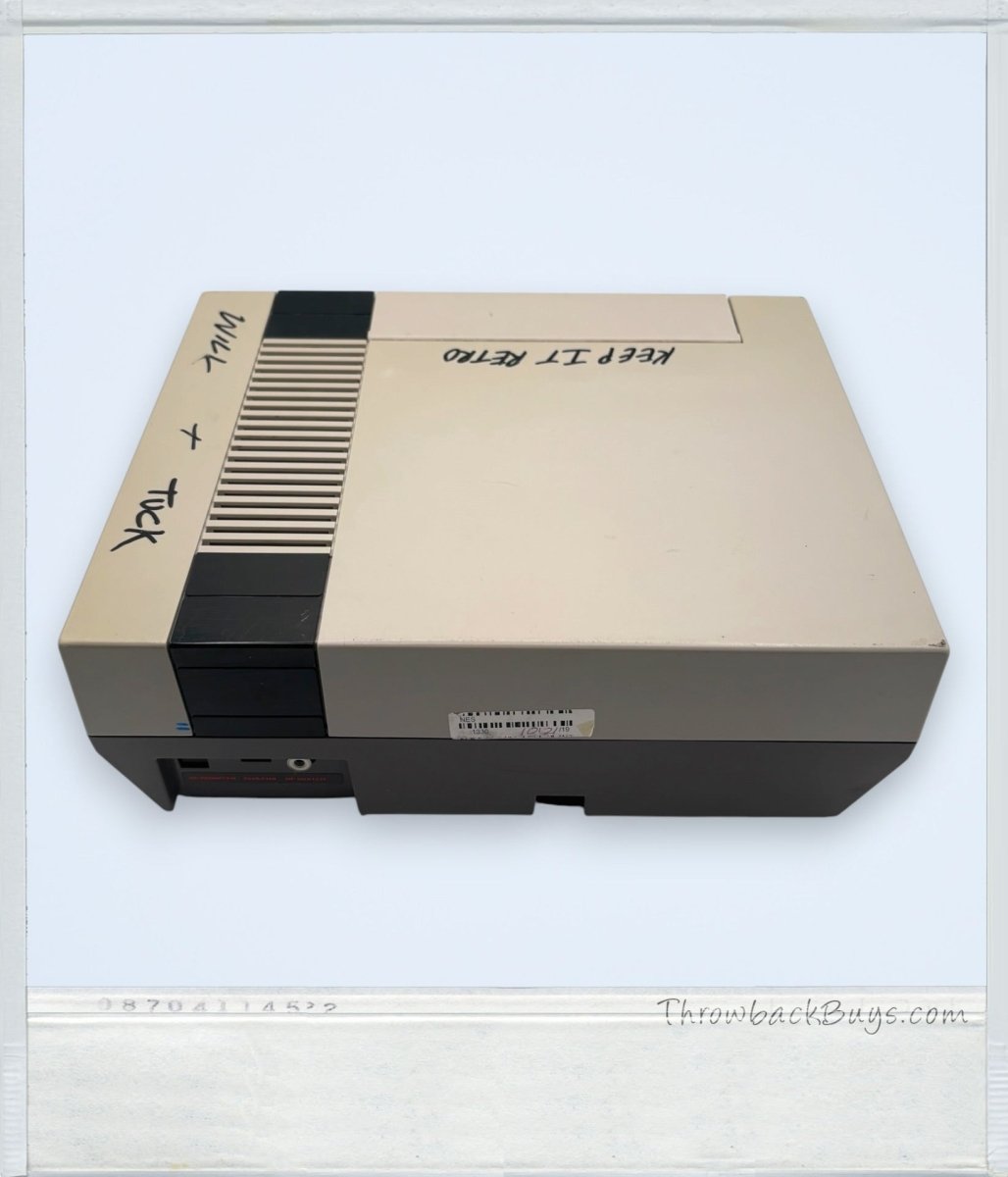 1985 - Original Nintendo NES - Signed by Tuck & Will - Home Game Consoles - ThrowbackBuys - SuperRetroPod