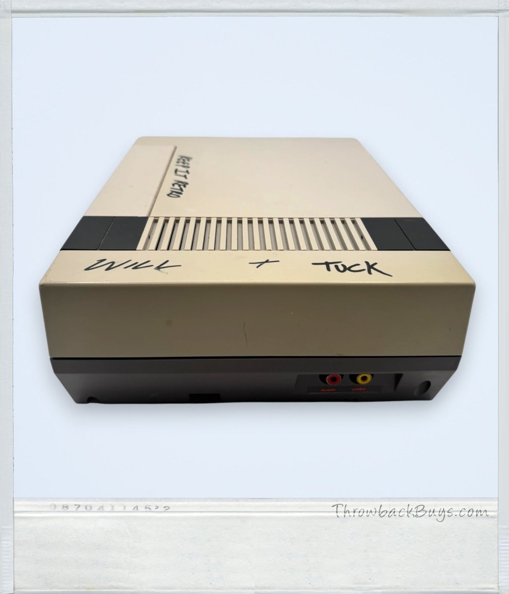1985 - Original Nintendo NES - Signed by Tuck & Will - Home Game Consoles - ThrowbackBuys - SuperRetroPod