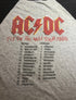 1986 – AC/DC: Fly On The Wall Jersey Tour Shirt – Vintage Original - T-Shirts - ThrowbackBuys - Abunnysvintageco